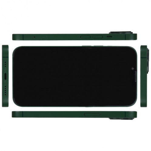 Pour iPhone 13 mini écran noir faux modèle d'affichage factice non fonctionnel (vert foncé) SH94DG95-06