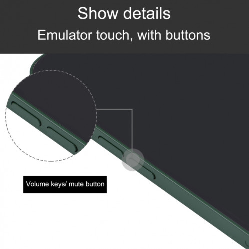 Pour iPhone 13 mini écran noir faux modèle d'affichage factice non fonctionnel (vert foncé) SH94DG95-06