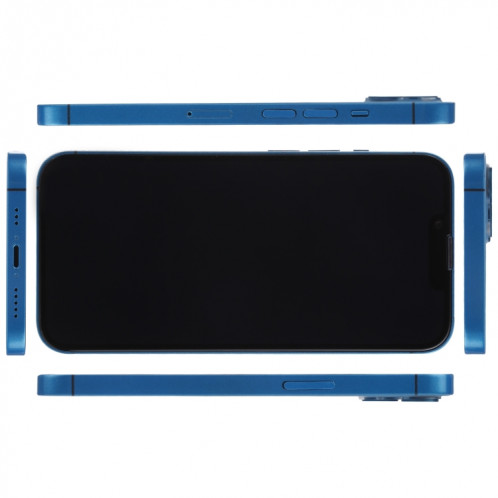 Modèle d'affichage factice d'écran non fonctionnel à écran noir pour iPhone 13 Mini (bleu) SH694L1113-07