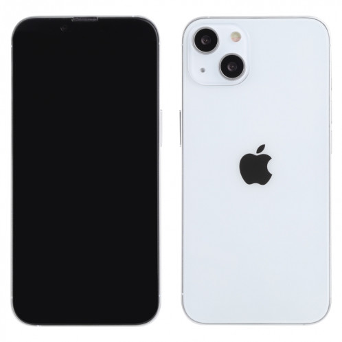 Modèle d'affichage factice non fonctionnel à l'écran noir pour iPhone 13 Mini (blanc) SH694W1099-07