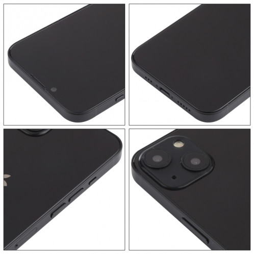 Modèle d'affichage factice non fonctionnel à écran noir pour iPhone 13 (noir) SH695B1418-07