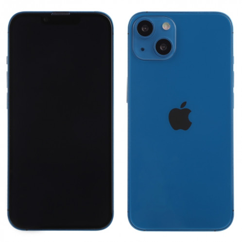 Modèle d'affichage factice d'écran non fonctionnel à écran noir pour iPhone 13 (bleu) SH695L977-07