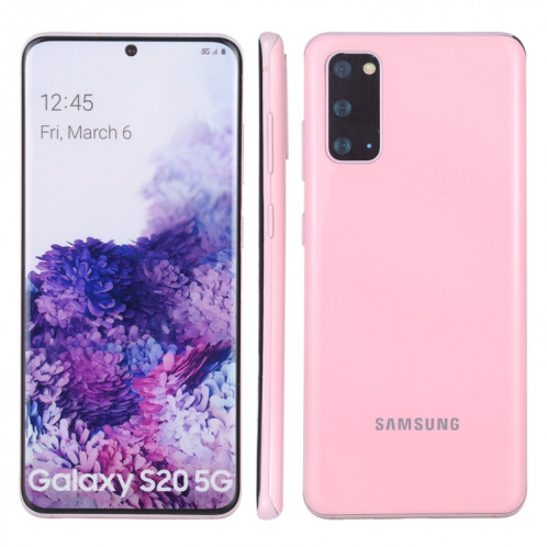 Écran couleur faux modèle d'affichage factice non fonctionnel pour Galaxy S20 5G (rose) SH712F1467-07