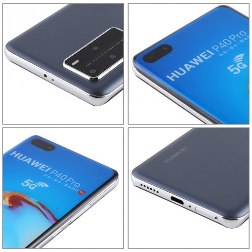 Écran couleur faux modèle d'affichage factice non fonctionnel pour Huawei P40 Pro 5G (argent) SH750H1895-06