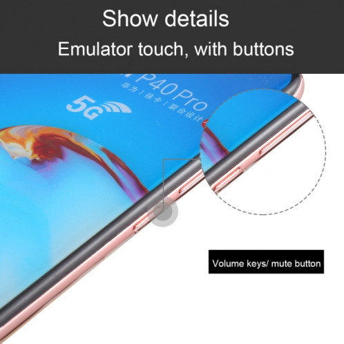 Écran couleur faux modèle d'affichage factice non fonctionnel pour Huawei P40 Pro 5G (or) SH750J1609-06