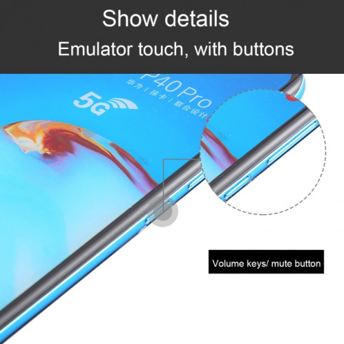Écran couleur faux modèle d'affichage factice non fonctionnel pour Huawei P40 Pro 5G (bleu) SH750L1525-06