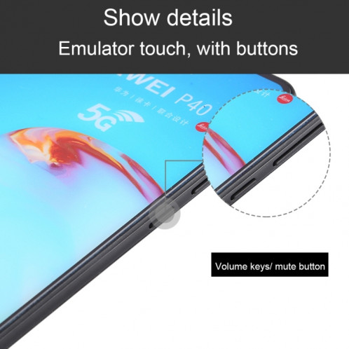 Écran couleur faux modèle d'affichage factice non fonctionnel pour Huawei P40 5G (noir jais) SH751B551-06