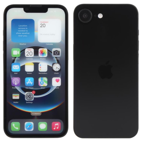 Pour iPhone 16e Écran couleur factice non fonctionnel Modèle d'affichage factice (noir) SH806B1308-07