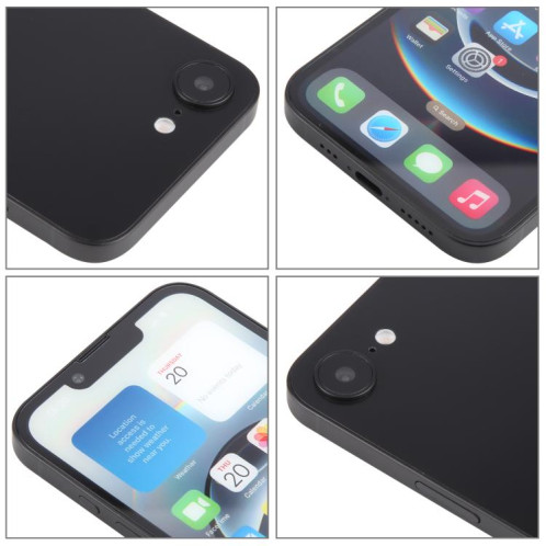 Pour iPhone 16e Écran couleur factice non fonctionnel Modèle d'affichage factice (noir) SH806B1308-07