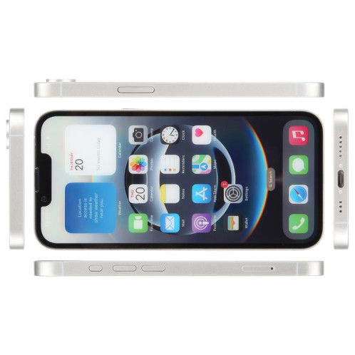 Pour iPhone 16e, écran couleur non fonctionnel, faux modèle d'affichage factice (blanc) SH806W477-07