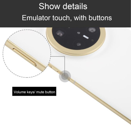 Pour Huawei Mate 70 Pro+ Écran couleur factice non fonctionnel Modèle d'affichage factice (blanc) SH910W848-07