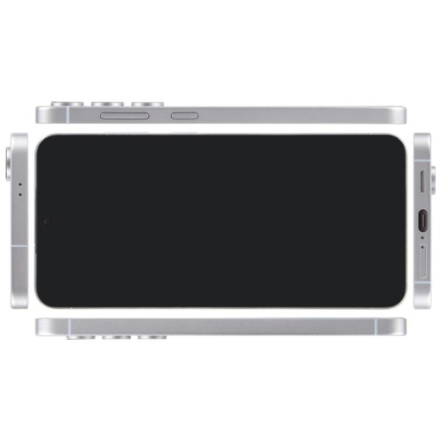 Pour Samsung Galaxy S25+ 5G Écran noir non fonctionnel Modèle d'affichage factice factice (blanc) SH915W1077-07