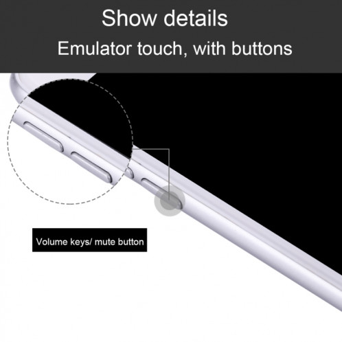 Pour l'iPhone 8 écran sombre Faux Mannequin Mannequin d'affichage (argent blanc) SP011S1410-06