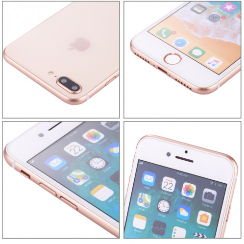Pour iPhone 8 Plus écran couleur faux modèle d'affichage factice non fonctionnel (or) SH013J1922-06