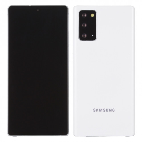 Modèle d'affichage factice faux écran noir non fonctionnel pour Samsung Galaxy Note20 Ultra 5G (blanc) SH014W599-06