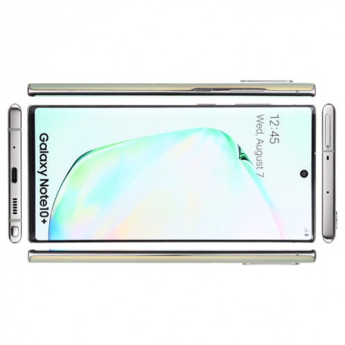 Modèle d'affichage factice factice avec écran en couleurs d'origine pour Galaxy Note 10 + (argent) SH071S1033-05