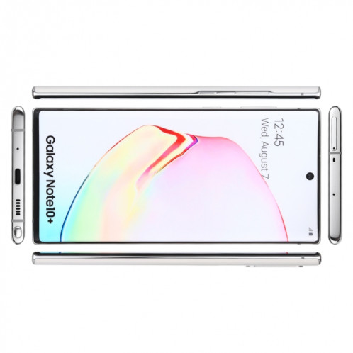 Modèle d'affichage factice factice avec écran en couleurs d'origine pour Galaxy Note 10 + (blanc) SH071W1249-05