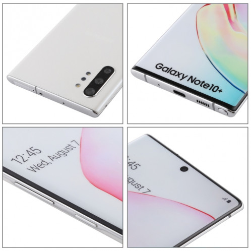 Modèle d'affichage factice factice avec écran en couleurs d'origine pour Galaxy Note 10 + (blanc) SH071W1249-05