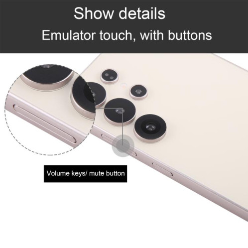 Pour Samsung Galaxy S25 Ultra 5G Écran noir non fonctionnel Modèle d'affichage factice factice (or) SH918J1123-07