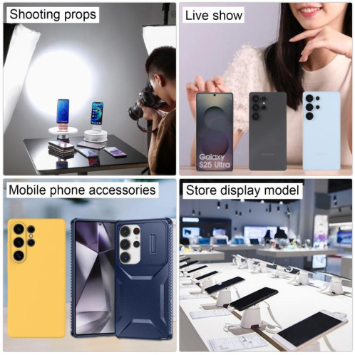 Pour Samsung Galaxy S25 Ultra 5G Écran noir non fonctionnel Modèle d'affichage factice factice (argent) SH918S276-07