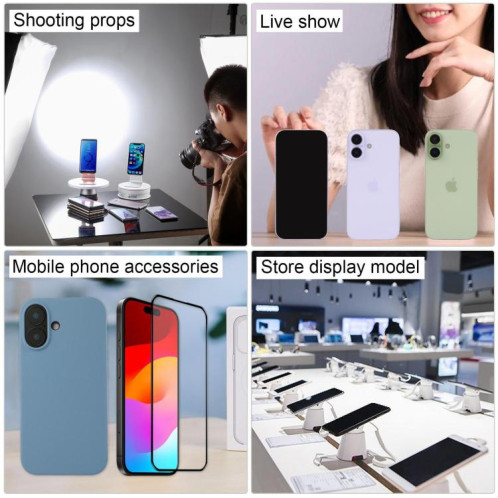 Écran noir pour iPhone 17, modèle factice non fonctionnel (noir) SH910B1962-07