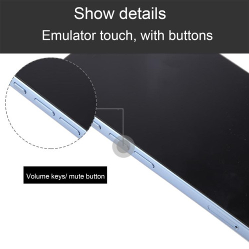 Écran noir pour iPhone 17, modèle factice non fonctionnel (bleu) SH910L181-07