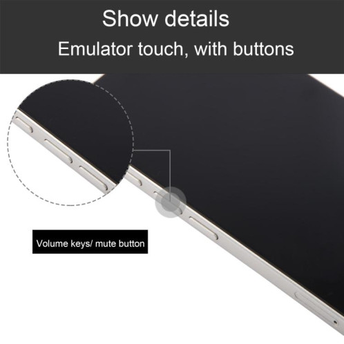 Écran noir pour iPhone 17, modèle factice non fonctionnel (blanc) SH910W135-07