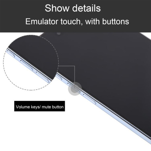 Écran noir pour iPhone 17 Air, modèle factice non fonctionnel (bleu) SH911L1570-07