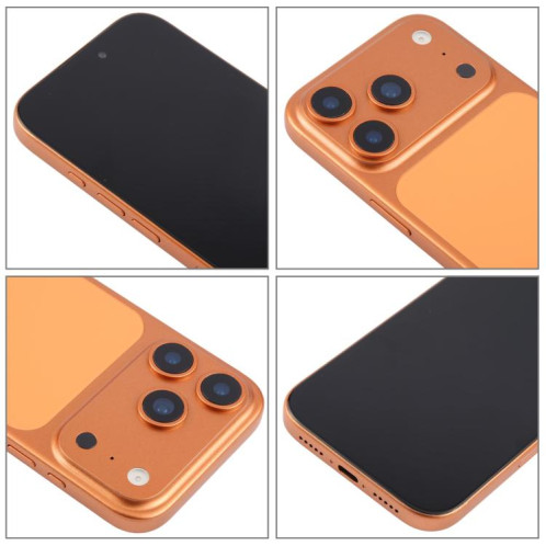 Écran noir pour iPhone 17 Pro, modèle factice non fonctionnel (orange) SH912E1006-07