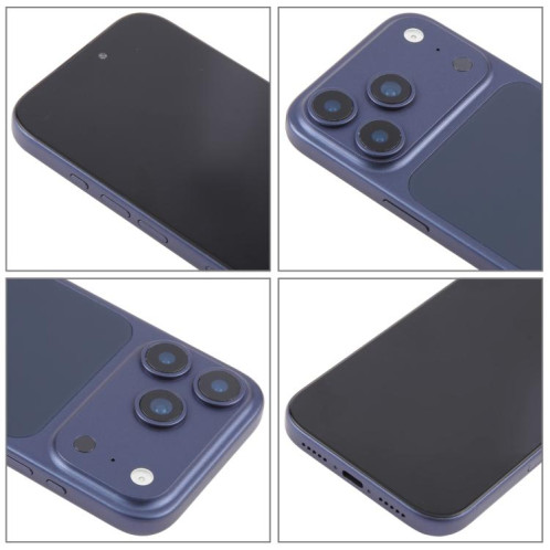 Écran noir pour iPhone 17 Pro, modèle factice non fonctionnel (bleu) SH912L1600-07