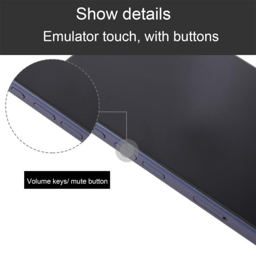 Écran noir pour iPhone 17 Pro, modèle factice non fonctionnel (bleu) SH912L1600-07