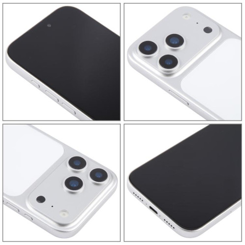 Écran noir pour iPhone 17 Pro, modèle factice non fonctionnel (blanc) SH912W1759-07