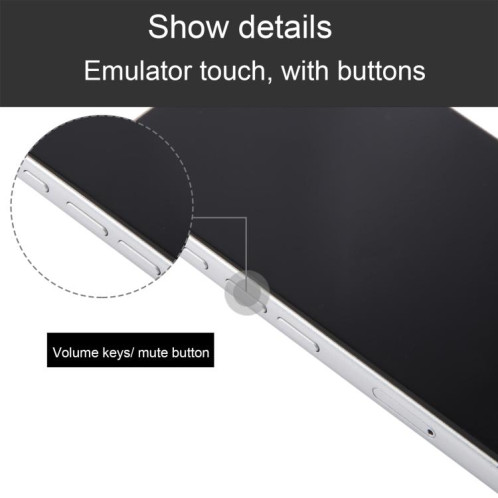 Écran noir pour iPhone 17 Pro, modèle factice non fonctionnel (blanc) SH912W1759-07