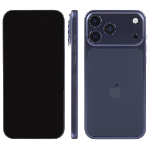 Écran noir pour iPhone 17 Pro Max, modèle factice non fonctionnel (bleu) SH913L199-07