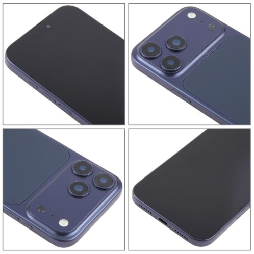 Écran noir pour iPhone 17 Pro Max, modèle factice non fonctionnel (bleu) SH913L199-07