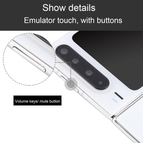 Écran noir pour Huawei Pura X, modèle factice non fonctionnel (blanc) SH915W600-07