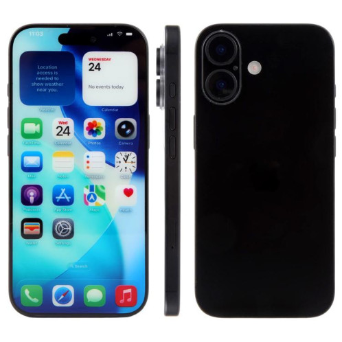 Écran couleur factice non fonctionnel pour iPhone 17 (noir) SH921B1942-07
