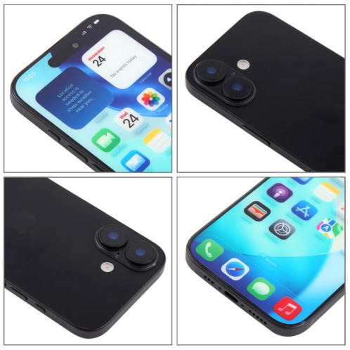 Écran couleur factice non fonctionnel pour iPhone 17 (noir) SH921B1942-07