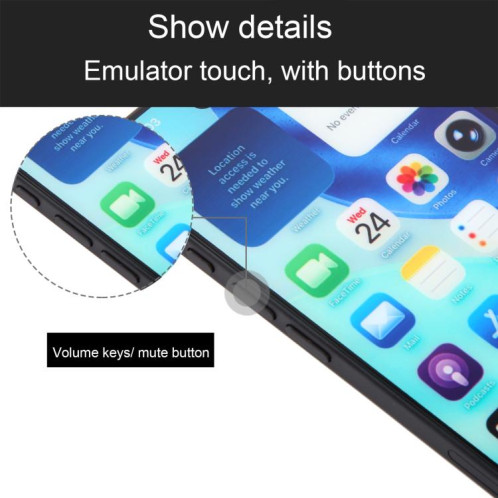 Écran couleur factice non fonctionnel pour iPhone 17 (noir) SH921B1942-07