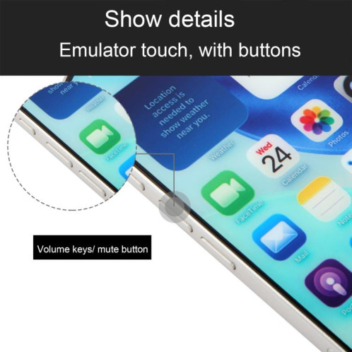 Écran couleur factice non fonctionnel pour iPhone 17 (blanc) SH921W1142-07