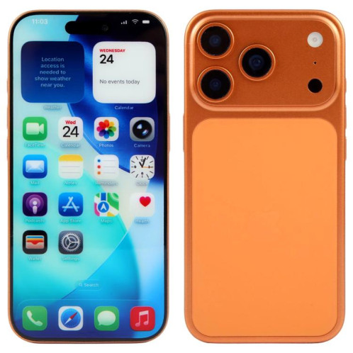 Écran couleur factice pour iPhone 17 Pro (orange) SH922E1877-07