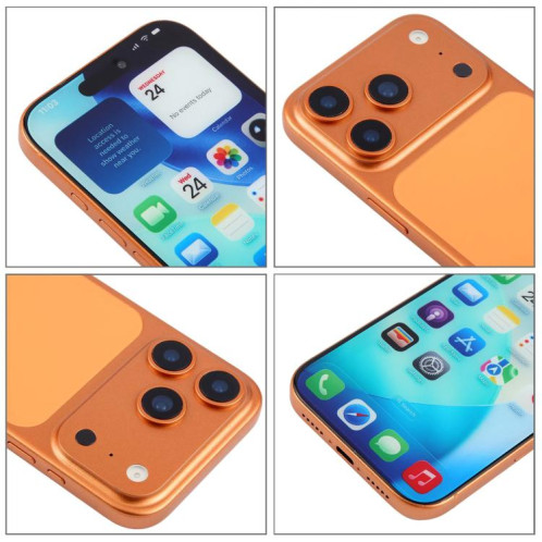 Écran couleur factice pour iPhone 17 Pro (orange) SH922E1877-07