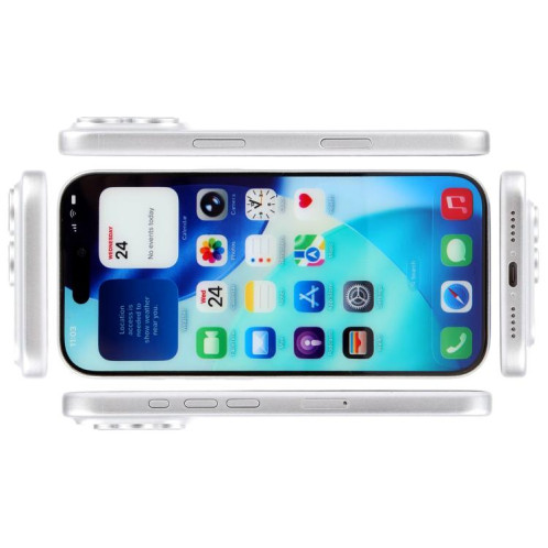 Écran couleur factice pour iPhone 17 Pro (blanc) SH922W1142-07
