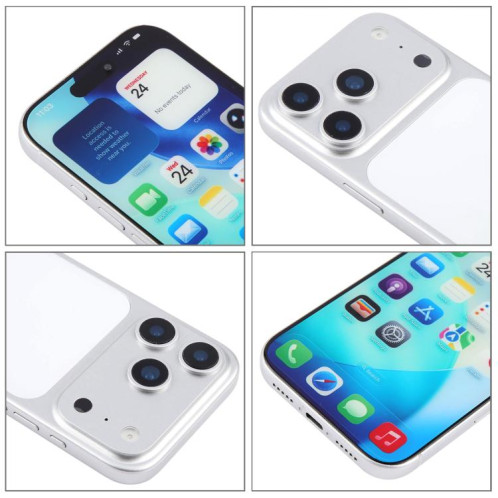 Écran couleur factice pour iPhone 17 Pro (blanc) SH922W1142-07