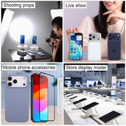 Écran couleur factice pour iPhone 17 Pro (blanc) SH922W1142-07