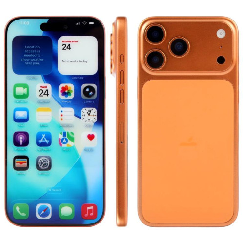 Écran couleur factice non fonctionnel pour iPhone 17 Pro Max (orange) SH923E852-07