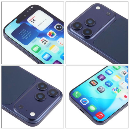 Écran couleur factice pour iPhone 17 Pro Max (bleu) SH923L505-07
