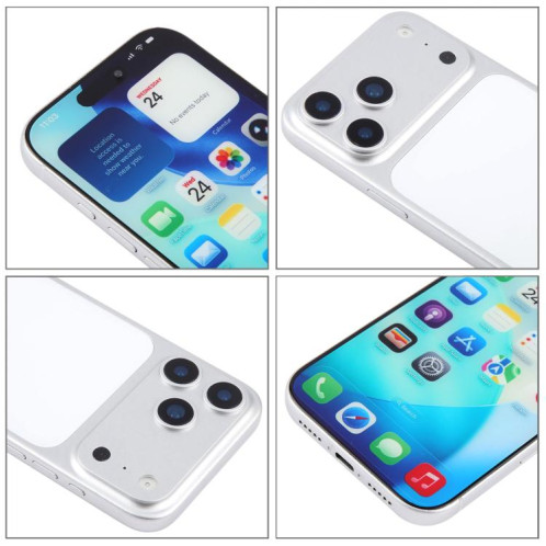 Écran couleur factice non fonctionnel pour iPhone 17 Pro Max (blanc) SH923W1878-07