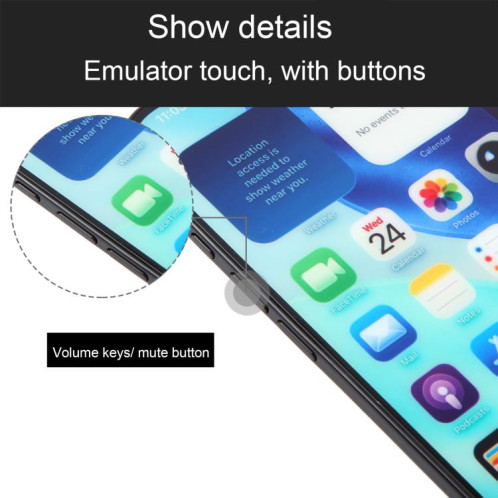 Écran couleur factice non fonctionnel pour iPhone Air (noir) SH924B864-07