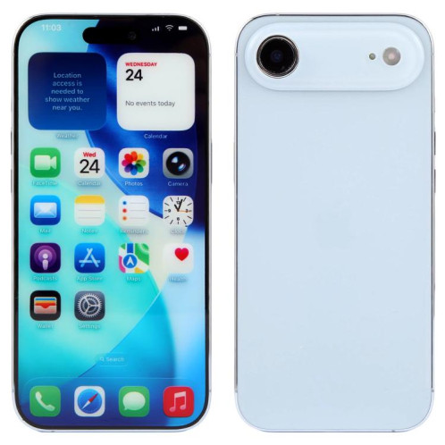 Écran couleur factice pour iPhone Air (bleu) SH924L38-07